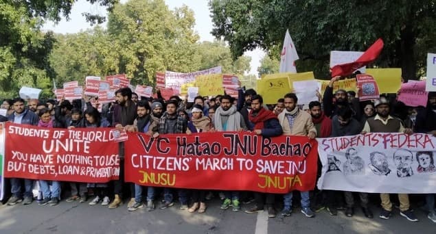 جے این یو تشدد کی تحقیقات ناقص، پولیس کمشنر اور جے این یو کے وائس چانسلر کو کیا جائے برخاست: کانگریس