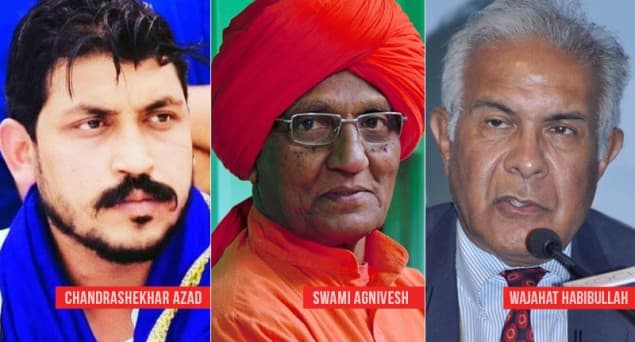 چندر شیکھر آزاد، سوامی اگنی ویش اور وجاہت حبیب اللہ سی اے اے-این آر سی-این پی آر کے خلاف سپریم کورٹ پہنچے