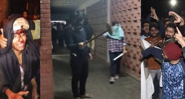 جے این یو ایس یو کی صدر آئشی گھوش نے کہا: مجھے ایک کار میں بیٹھے ایک شخص نے پہچانا جس کے بعد تقریباً 30 لوگوں نے مجھ پو لوہے کی سلاخوں سے حملہ کیا