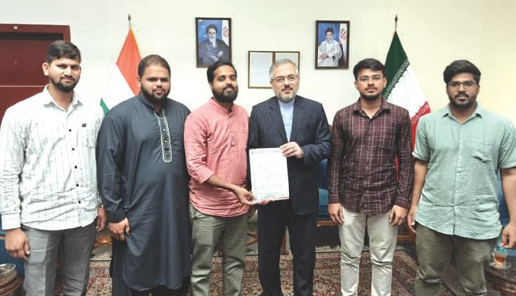 ایس آئی او تلنگانہ کا ایرانی قونصل جنرل سے ملاقات