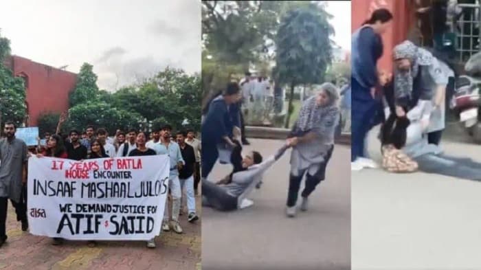بٹلہ ہاؤس انکاؤنٹر کی 17ویں برسی پر آئیسا کی قیادت میں جامعہ کے طلبا کا احتجاجی مارچ   