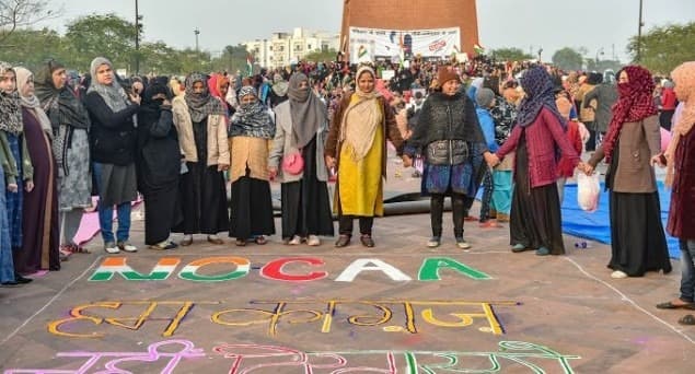 شاہین باغ کی طرح ملک کے 34 شہروں میں 50 مقامات پر شب و روز سی اے اے مخالف احتجاج جاری