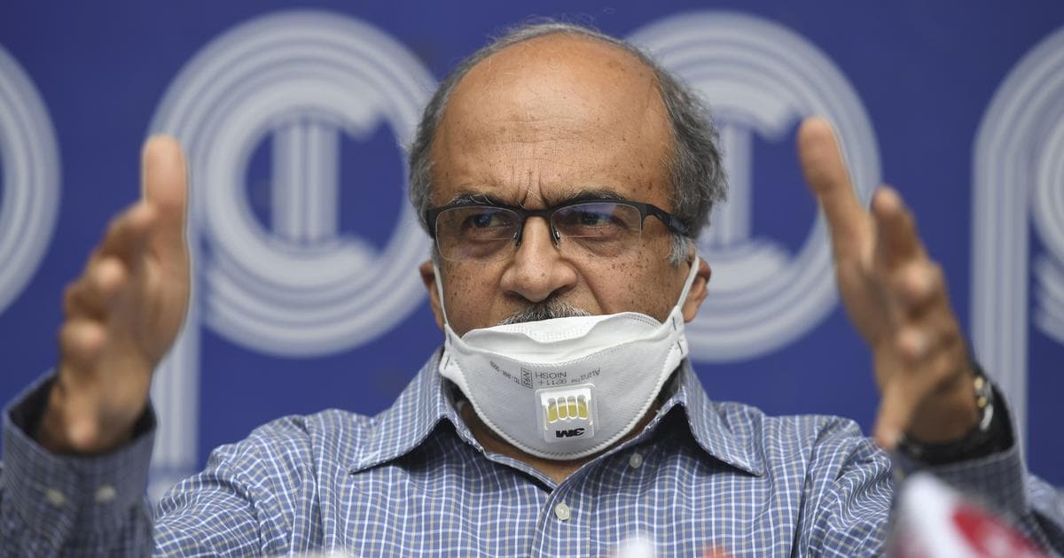 پرشانت بھوشن نے توہین عدالت کے مقدمات میں اپیل کے حق کا مطالبہ کرتے ہوئے سپریم کورٹ کا رخ کیا