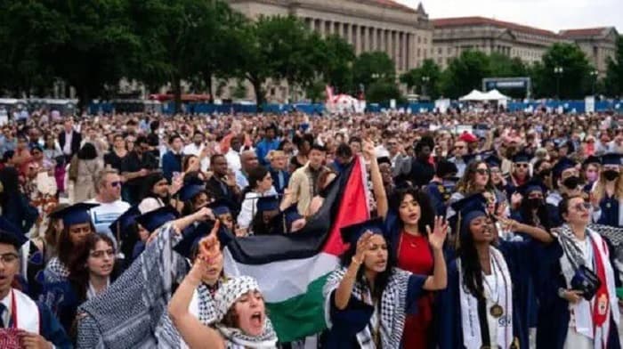 فلسطین کے حق میں آواز اٹھانے پر یونیور سٹیوں کے خلاف امریکی انتظامیہ کی کارروائی